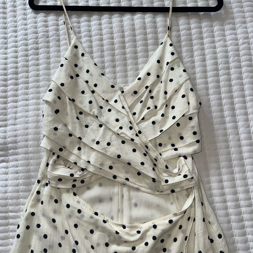 White Polka Dot Dress